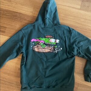 Malbon x Santa Cruz Green Hoodie (men’s Small)